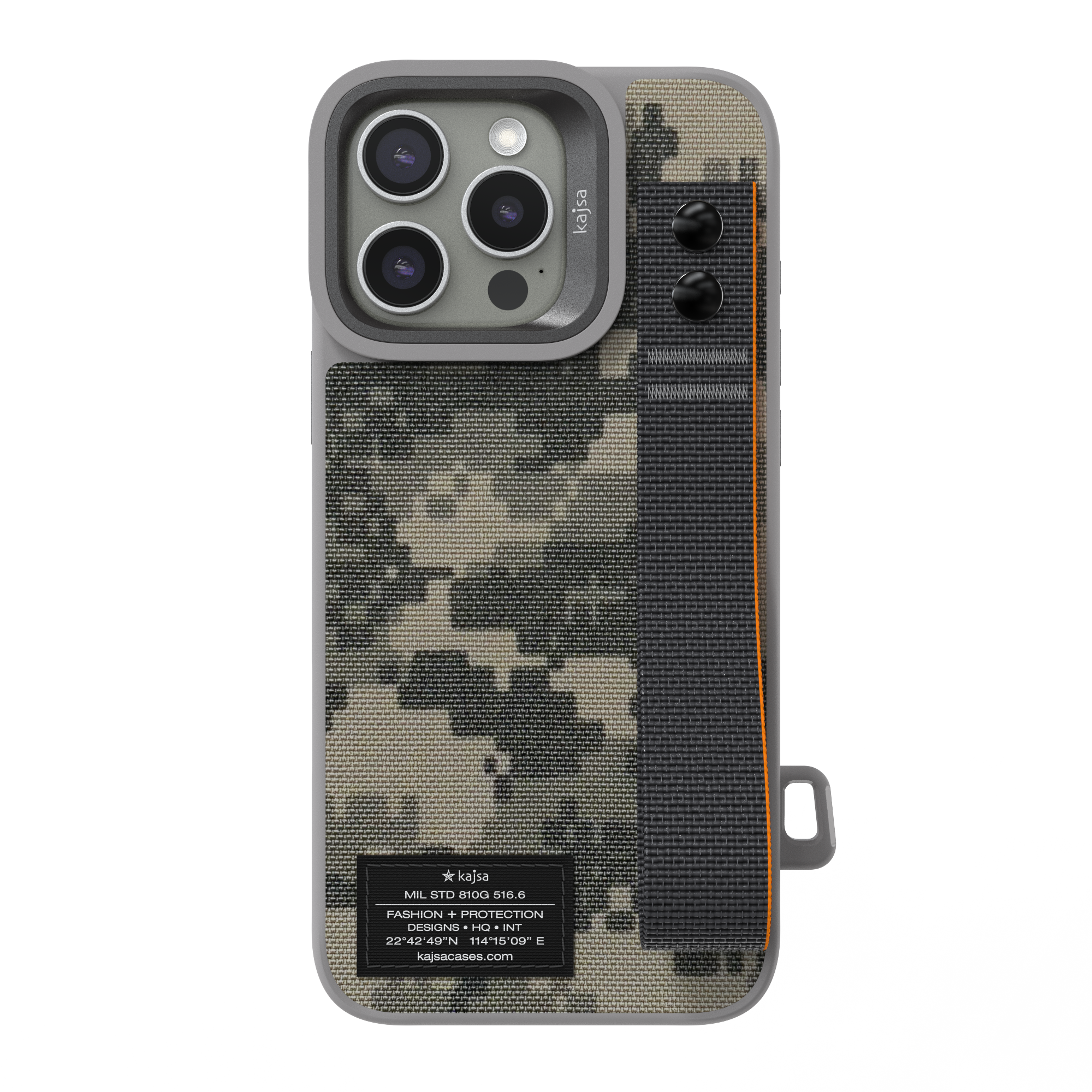 Military Collection - Straps Back Case for iPhone 16 (MagSafe Compatible)