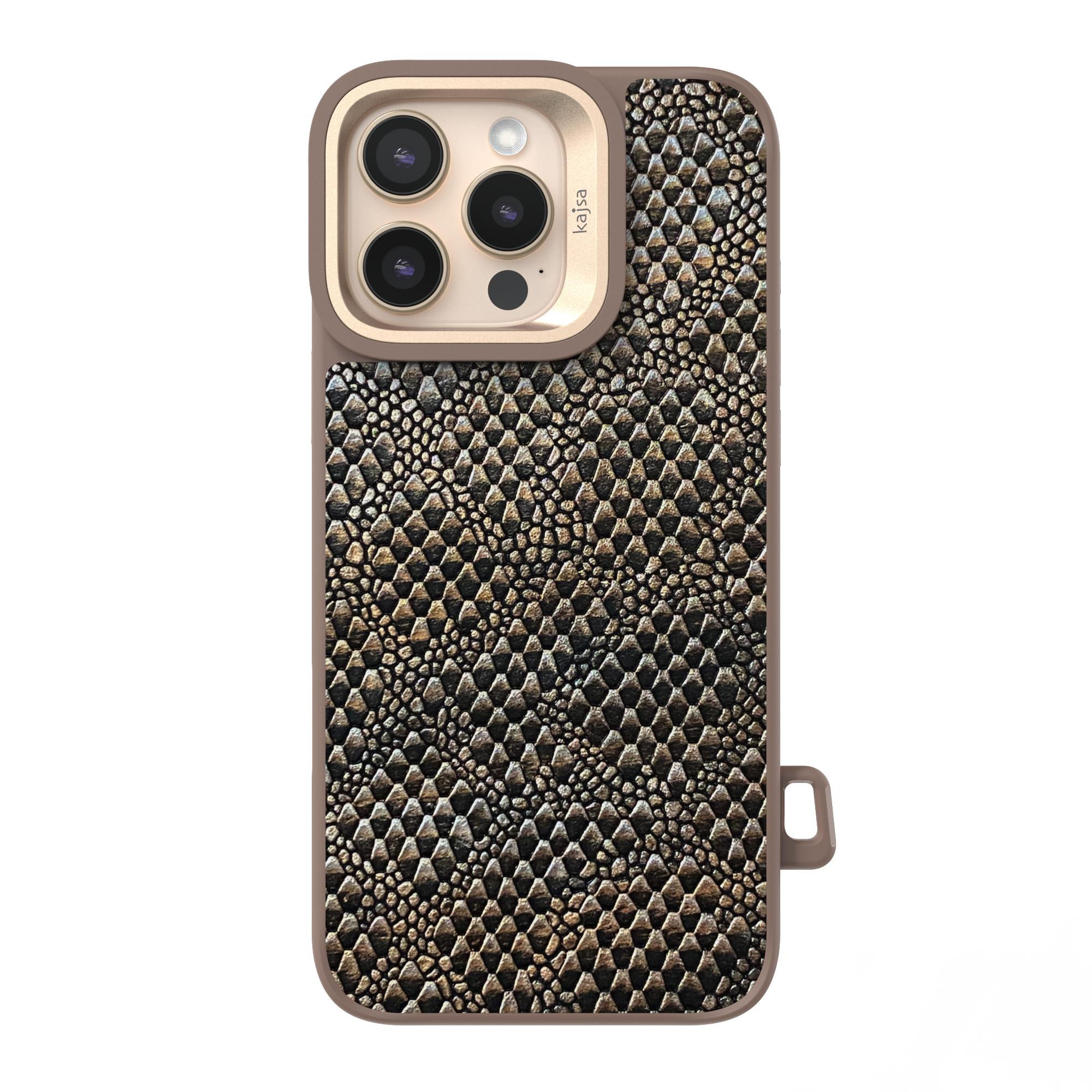 Glamorous Collection - Complex Lizard Back Case for iPhone 16 (MagSafe Compatible)