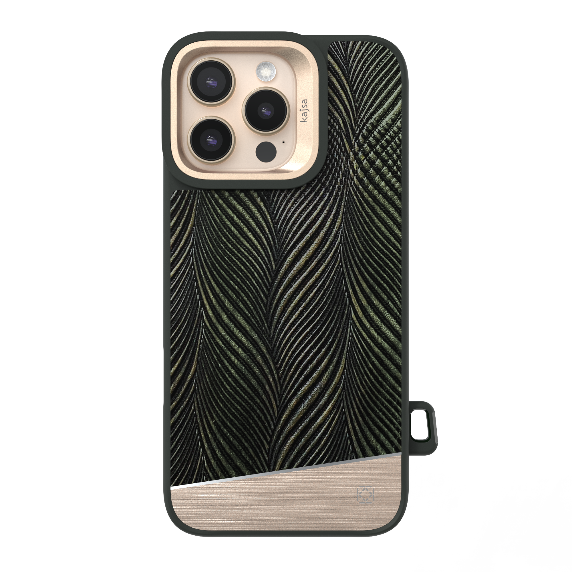 Glamorous Collection - Metallic Herringbone Back Case for iPhone 16 (MagSafe Compatible)